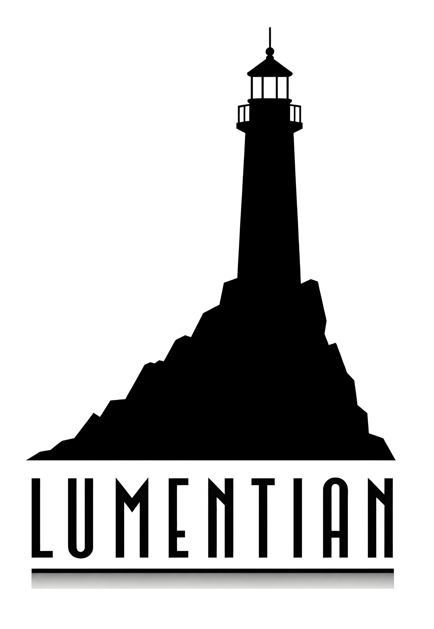 Lumentian lighthouse logo